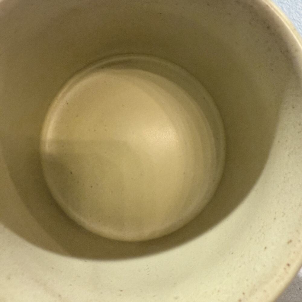 Set of 2 Hearth & Hand Magnolia Triple Stripe Coffee Tea Mug yellow EUC - Picture 11 of 13